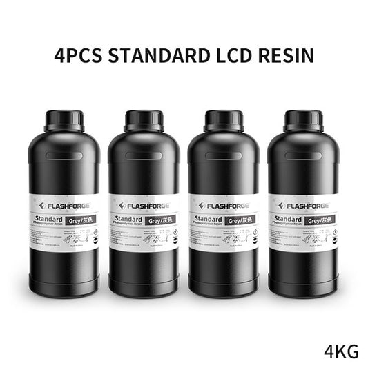 Flashforge LCD Resin 1KG Bottle 4PCS Bundle